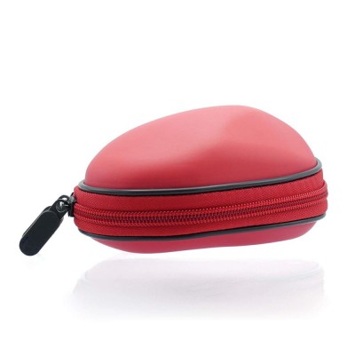 Compact Travel Hard PU EVA Padded Protective Wireless Mouse case (Red)