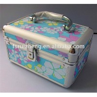 Colourful  aluminum travel cosmetic case small makeup case RZ-SJ-047