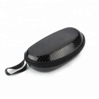 Hard with zipper cheap leather custom logo eva sunglasses case