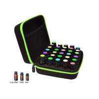 Waterproof oem custom hard storage box eva travel carrying essential oil case for 30 bottles