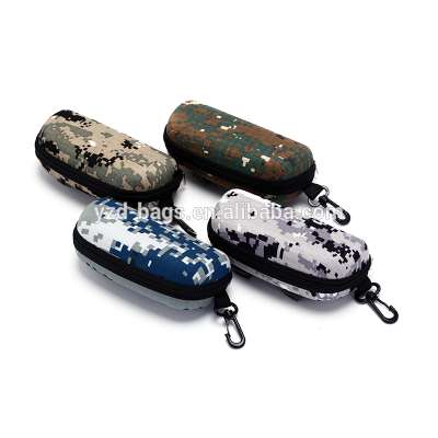 Portable camouflage with logo custom hard eva sunglasses case